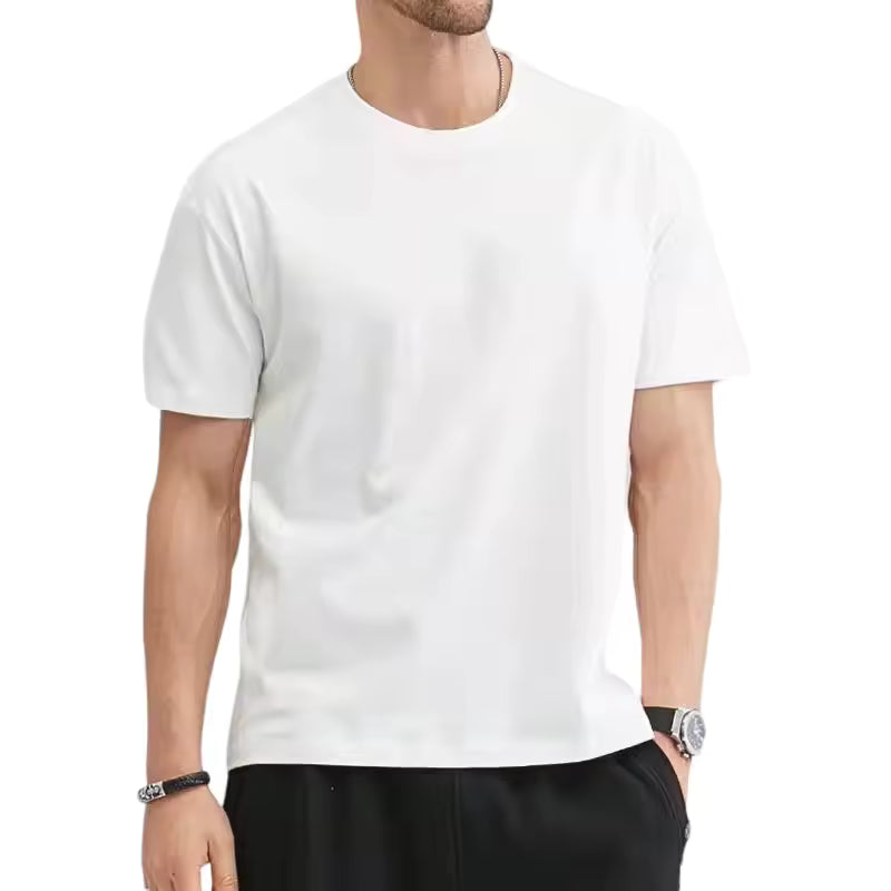 Men's Breathable Moisture-Wicking T-Shirt in White