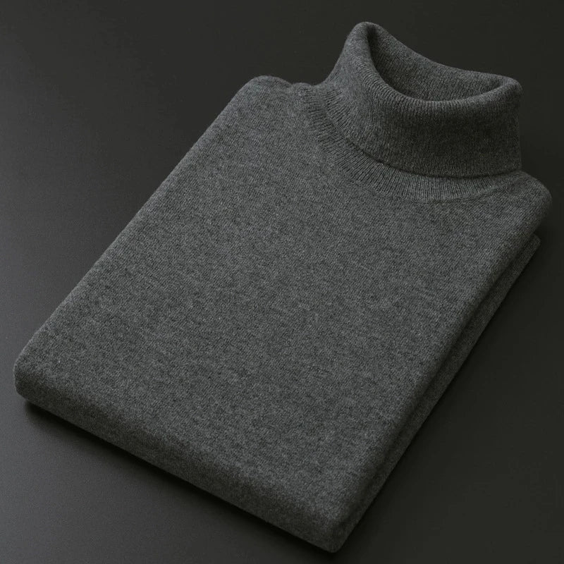 Men’s Cashmere Blend Turtleneck.