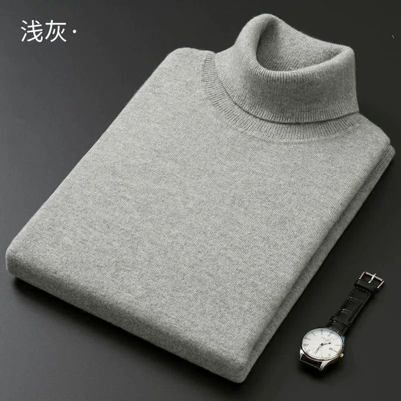 Men’s Cashmere Blend Turtleneck.