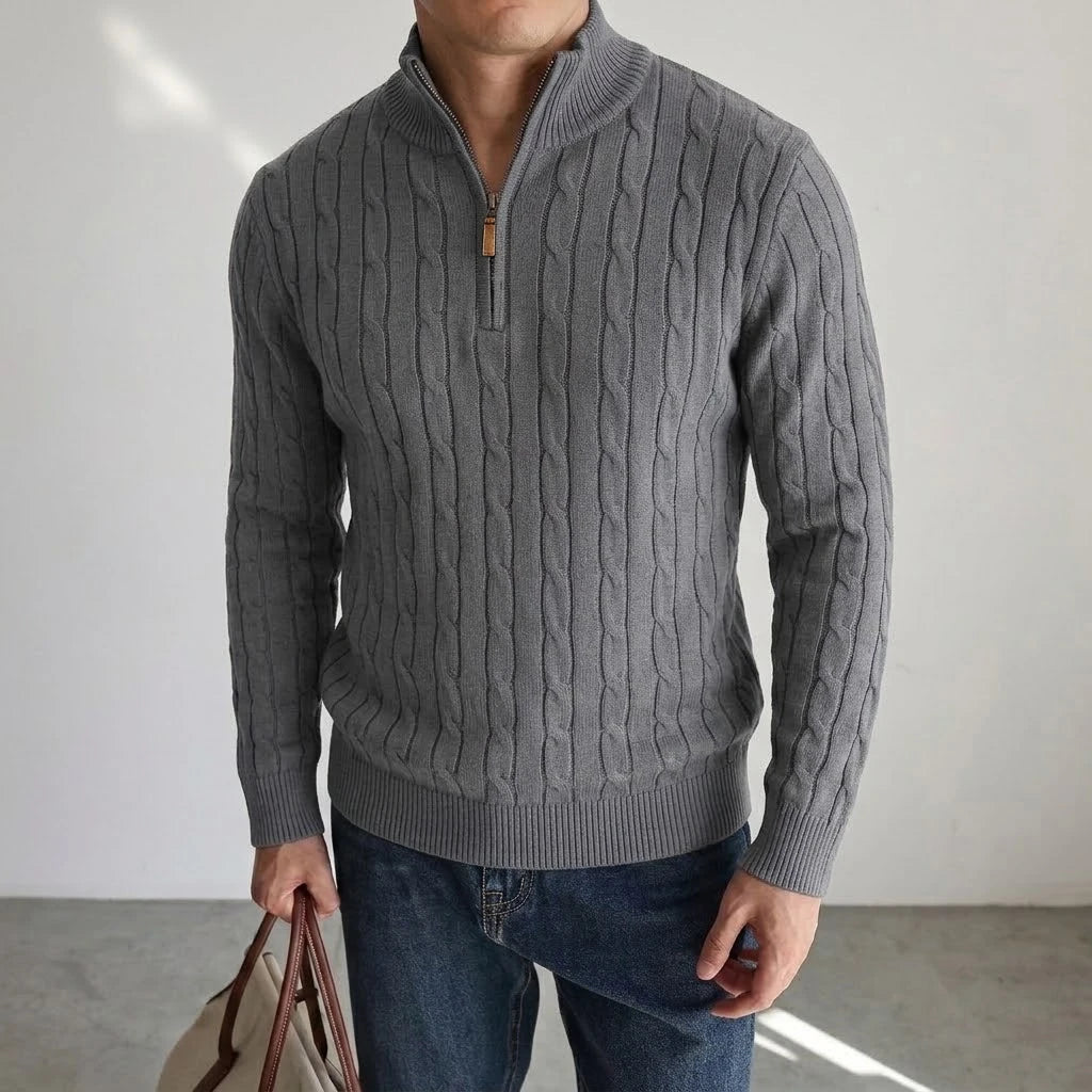 Men’s Smart Half-Zip Sweater