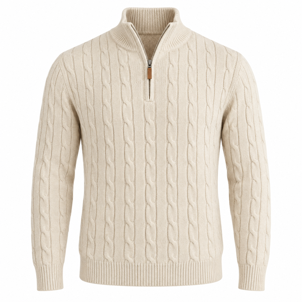 Men’s Smart Half-Zip Sweater